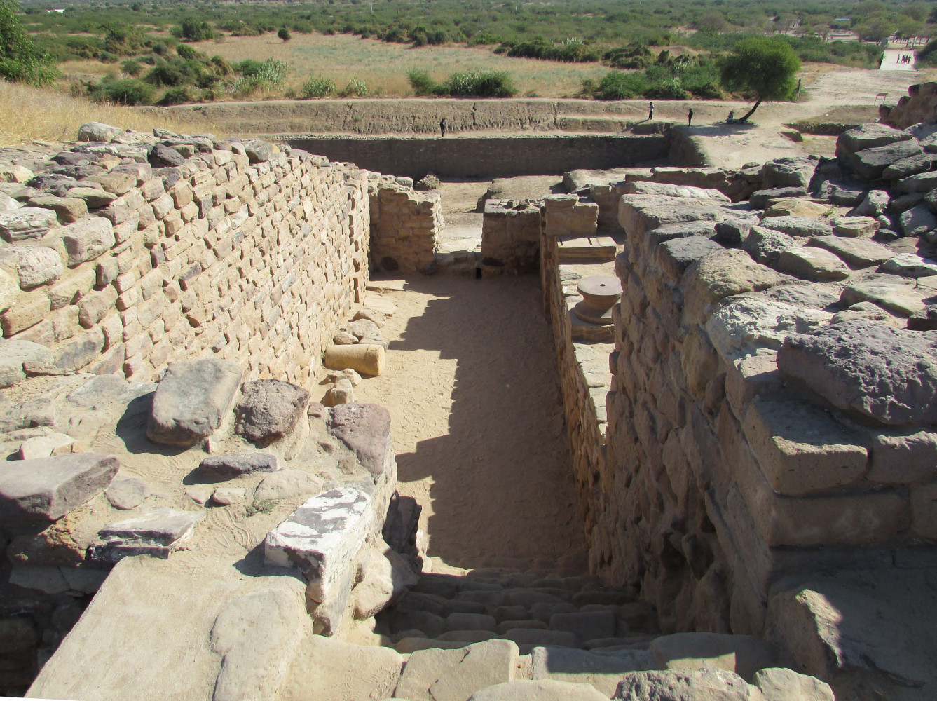 Ruins at Dholavira, a Harappan archaeological site in Gujarat, India